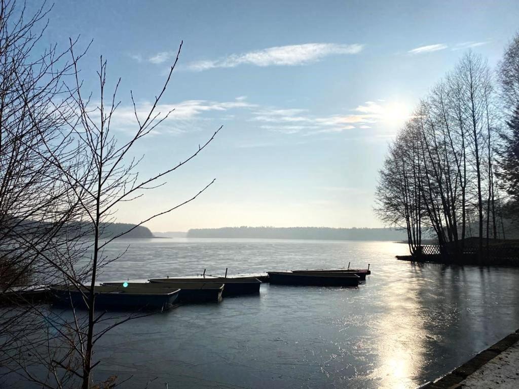 Ferienhaus Direkt Am See Uckermark Templin Extérieur photo